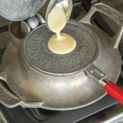 Gaufrier*NORDIC WARE Gaufrier Norvégien Krumkake Fonte d'Aluminium Ø13 cm