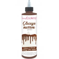 Nappages Et Glaçages*SCRAPCOOKING Glaçage Marron goût Chocolat 130 g
