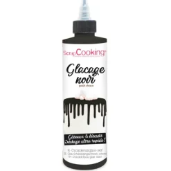 Nappages Et Glaçages*SCRAPCOOKING Glaçage Noir Goût Chocolat 130 g