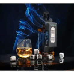 Accessoires Bar*ON THE ROCKS Glaçons Inox Titanium Spirit x3