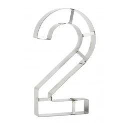 Cercle À Patisserie|Emporte Pièce - Découpoir Pâtisserie*MALLARD FERRIERE Grand Emporte Pièce Inox Chiffre 2 32x18 cm