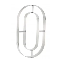 Cercle À Patisserie|Emporte Pièce - Découpoir Pâtisserie*MALLARD FERRIERE Grand Emporte Pièce Inox Chiffre 0 32x18 cm