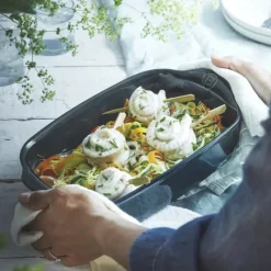 Plat De Cuisson*EMILE HENRY Grand Plat à Four Rectangulaire en Céramique 42,5 x 28 cm Belle-Île