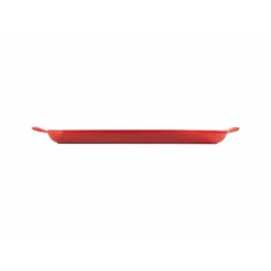 Plat De Cuisson|Grills*LE CREUSET Gril en Fonte Rectangulaire 32 cm Cerise