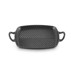 Plat De Cuisson|Grills*LE CREUSET Gril en Fonte Rectangulaire 30 cm Noir Mat