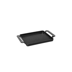 Grills*CHASSEUR Gril en Fonte rectangulaire 35 x 22 cm Noir Mat