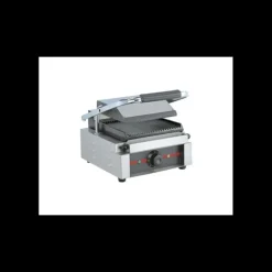 Matériel Snacking*GAFIHC Grill Panini Rainuré Plaque Simple 2,2 kW