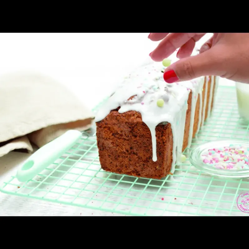 Grille Pâtisserie*SCRAPCOOKING Grille Pâtisserie en Métal 25 x 40 cm