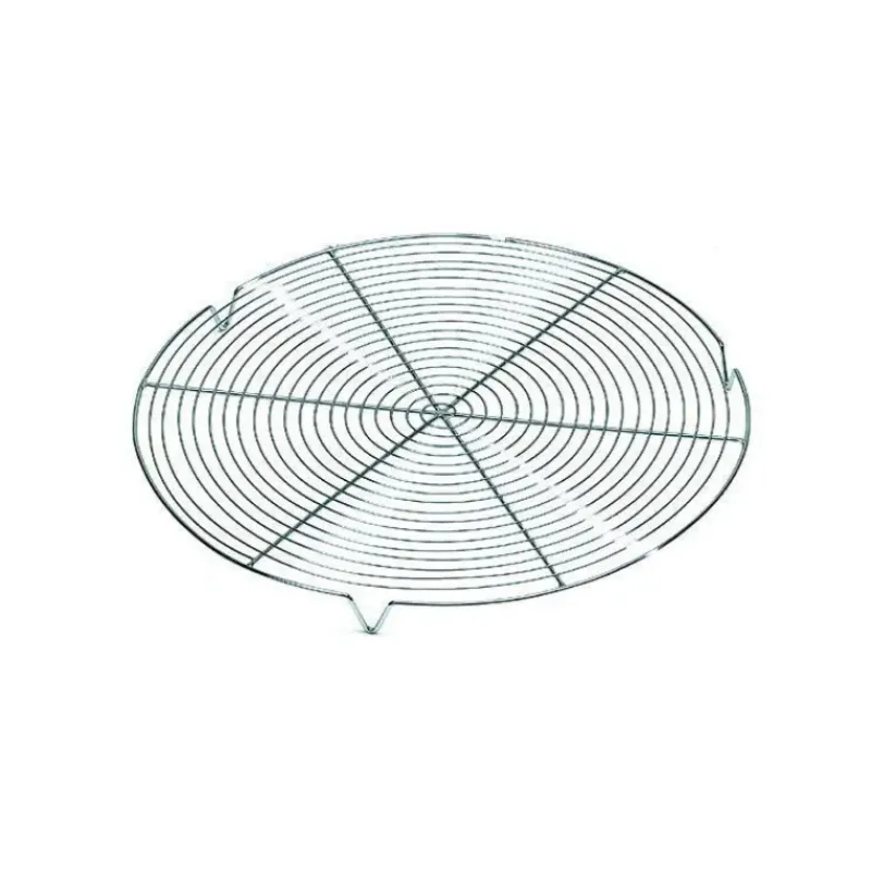 Grille Pâtisserie*MATFER Grille Ronde avec pieds Chromée Ø 36 cm