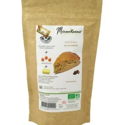 Produits Bio|Préparation Pâtisserie*MIRONTAINE Gâteau BIO aux Noisettes 295g