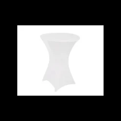 Mobilier Restaurant*LYROSE Housse pour Mange-Debout Blanche Congrès