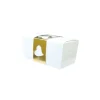 Emballage Alimentaire*PATISDECOR Kit Ballotin Blanc et Or Patisdécor (x2)