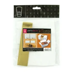 Emballage Alimentaire*PATISDECOR Kit Ballotin Blanc et Or Patisdécor (x2)