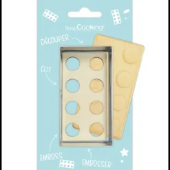 Emporte Pièce - Découpoir Pâtisserie*SCRAPCOOKING Kit Biscuit Brique 9,4 cm