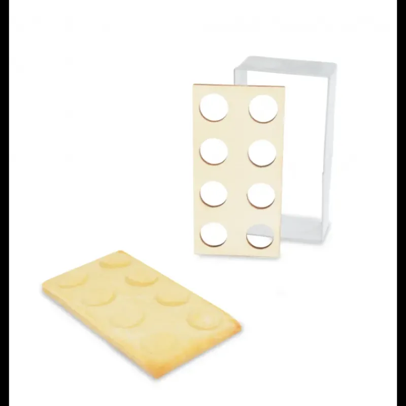 Emporte Pièce - Découpoir Pâtisserie*SCRAPCOOKING Kit Biscuit Brique 9,4 cm