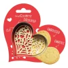 Emporte Pièce - Découpoir Pâtisserie*SCRAPCOOKING Kit Biscuit Cœur 7,6 cm
