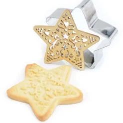 Emporte Pièce - Découpoir Pâtisserie*SCRAPCOOKING Kit Biscuit de Noël Étoile 8,8 cm