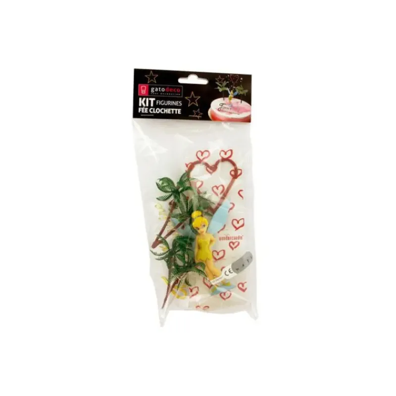 Décoration Gâteau*GATODECO Kit Décor Gâteau Fée Clochette (5 pièces)