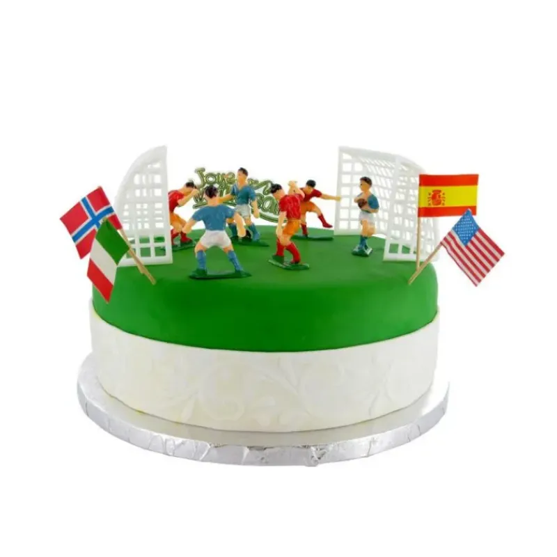 Décoration Gâteau*GATODECO Kit Décor Gâteau Football (10 pièces)