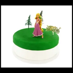 Décoration Gâteau*GATODECO Kit Décor Gâteau Princesse Raiponce (5 pièces)