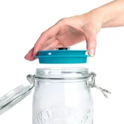 Machine Sous Vide|Conservation*AIRTENDER Kit de Mise Sous-Vide 3 Bocaux Kilner 0,5 L avec Couvercles et Pompe