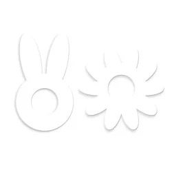 Ustensiles Décor Gâteau*SCRAPCOOKING Kit Flower Cake et Bunny Cake Scpracooking