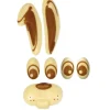 Décoration Comestible*FLORENSUC Kit Lapin en Chocolat (x212)