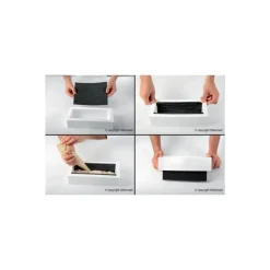 Moule Silicone*SILIKOMART Kit Moule à Bûche et Tapis Décor Tressé Professional