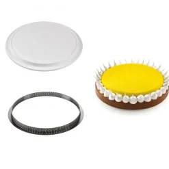 Moule Silicone|Moules À Gâteaux*SILIKOMART Kit Moule Silicone 1 Tarte Ø 230mm Professional