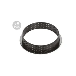 Moule Silicone|Moules À Gâteaux*SILIKOMART Kit Moule Silicone 8 Tartelettes Ø 80mm Saint Honoré Professional