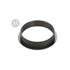 Moule Silicone|Moules À Gâteaux*SILIKOMART Kit Moule Silicone 6 Tartelettes Ø 80mm Mont Blanc Professional