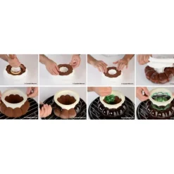 Moule Silicone*SILIKOMART Kit Moule silicone Magia Del Tempo 1L Ø160mm Professional