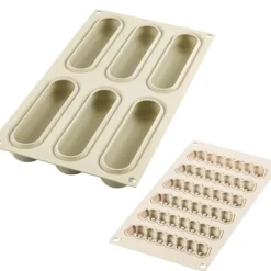 Moule Silicone|Moules À Gâteaux*SILIKOMART 3D DESIGN Kit Moule Silicone Pop Eclair (x2)