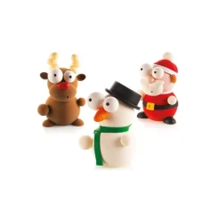 Moules À Chocolat*SILIKOMART Kit Moules Chocolat Renne en PVC 14,7 cm x H 23,6 cm (x5) Professional