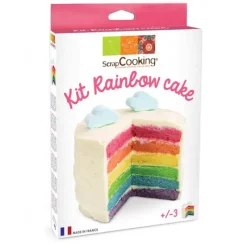 Levures*SCRAPCOOKING Kit Rainbow Cake