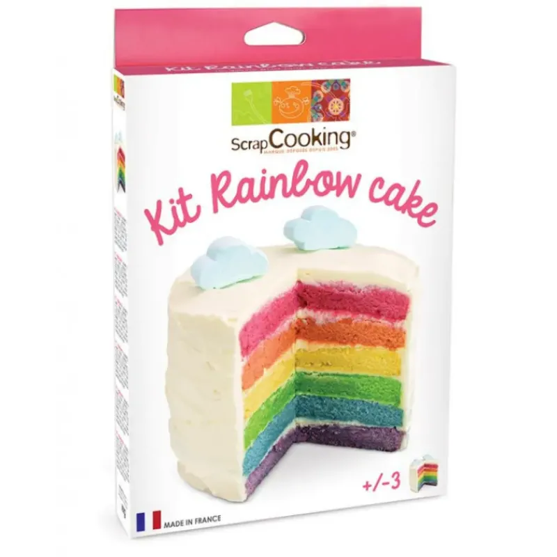 Levures*SCRAPCOOKING Kit Rainbow Cake