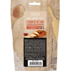 Levures*PATISDECOR Levain blé dur pour pain et levure 150 g Patisdécor