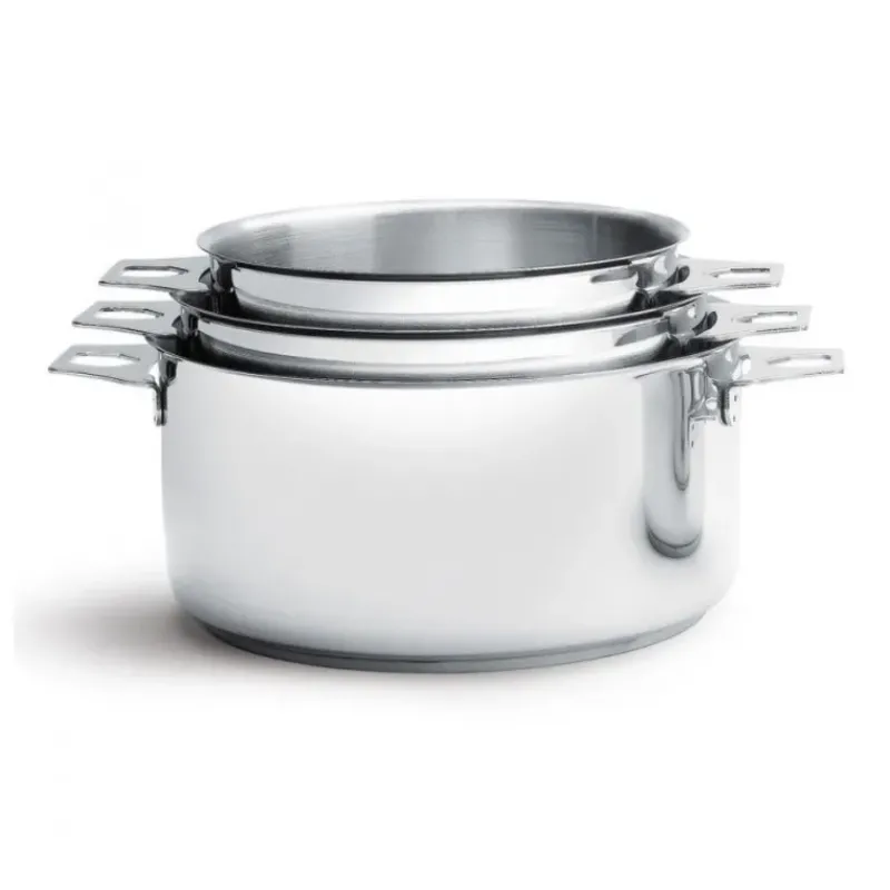 Batterie De Cuisine|Casseroles*DE BUYER Lot de 3 Casseroles Twisty 16, 18 et 20 cm