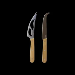 Couteau À Fromage*PEBBLY Lot de 2 Couteaux à Fromage en Inox 22 cm