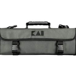 Couteau De Chef|Couteau Santoku*KAI Mallette 5 Couteaux de Cuisine Japonais Wasabi Black