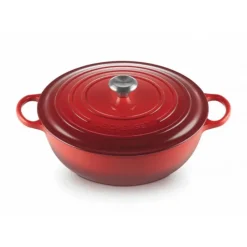 Marmites*LE CREUSET Marmite en Fonte 32 cm Cerise Signature