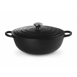 Marmites*LE CREUSET Marmite en Fonte 32 cm Noir Mat Signature