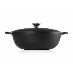 Marmites*LE CREUSET Marmite en Fonte 32 cm Noir Mat Signature