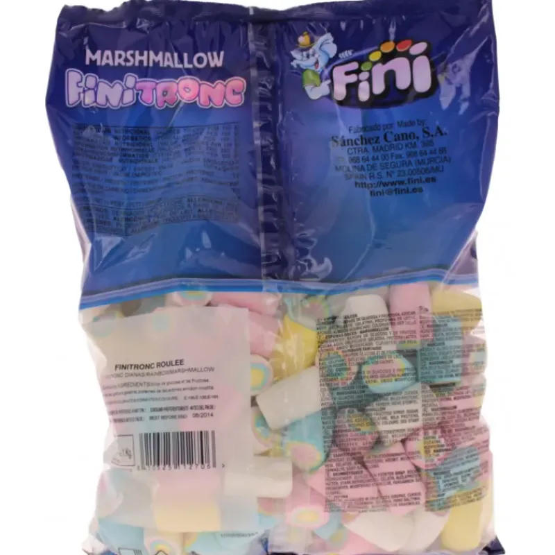 Produits Sans Gluten|Confiserie*FINI Marshmallow Roulés 1 kg Bonbons Sans Gluten