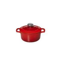 Cocotte En Fonte*CHASSEUR Mini Cocotte en Fonte Ronde 16 cm Rubis