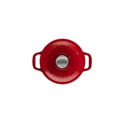 Cocotte En Fonte*CHASSEUR Mini Cocotte en Fonte Ronde 10 cm Rubis