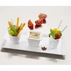 Servir, Présenter*REVOL Mini Cornet de Frites Blanc 5cl French Classique