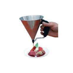 Entonnoir À Piston*DE BUYER Mini Entonnoir à Piston Inox Noir KWIK