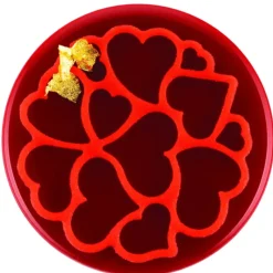 Moule Silicone|Moules À Gâteaux*SILIKOMART Mini Moule Silicone Coeur ⌀ 6 x H 0,2 cm (x6)