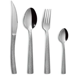 Couverts*COMAS Ménagère 24 pièces Cheese (martelé) Inox 18% 3 mm